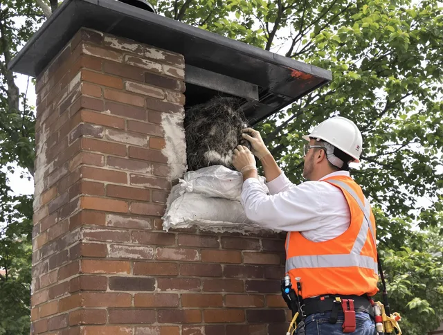 Humane removal of debris and animals by Hamden Chimney Sweep in Hamden, CT