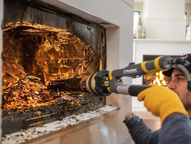 Professional chimney cleaning by Hamden Chimney Sweep in Hamden, CT