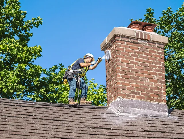 Hamden Chimney Sweep performing an inspection with advanced tools in Hamden, CT