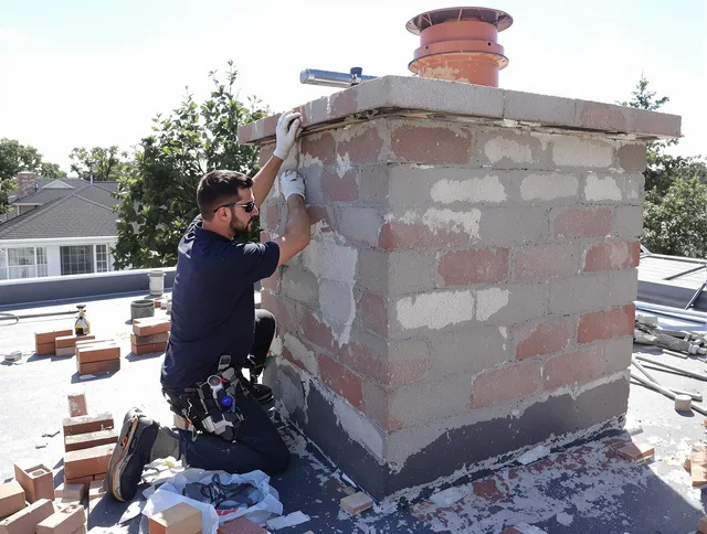 Advanced chimney repair process by Hamden Chimney Sweep in Hamden, CT