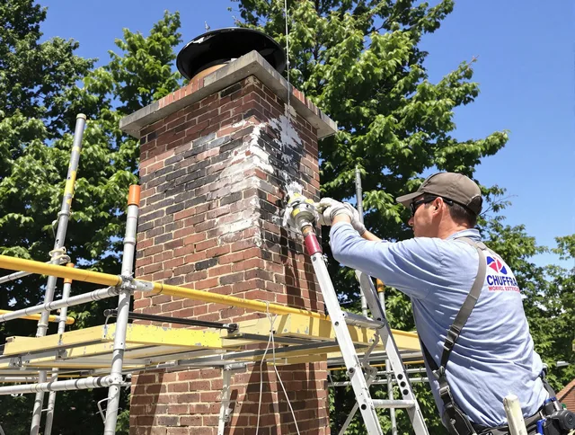 Structural chimney repair by Hamden Chimney Sweep in Hamden, CT