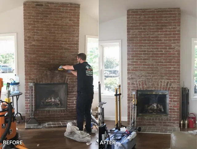 Finished chimney sweeping service by Hamden Chimney Sweep in Hamden, CT