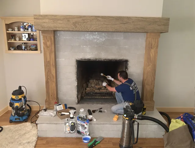 Detailed creosote removal process by Hamden Chimney Sweep in Hamden, CT
