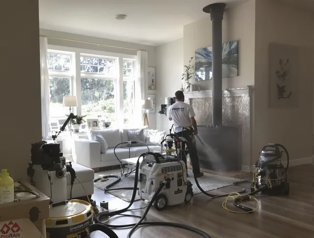Soot removal service by Hamden Chimney Sweep for a fireplace in Hamden, CT